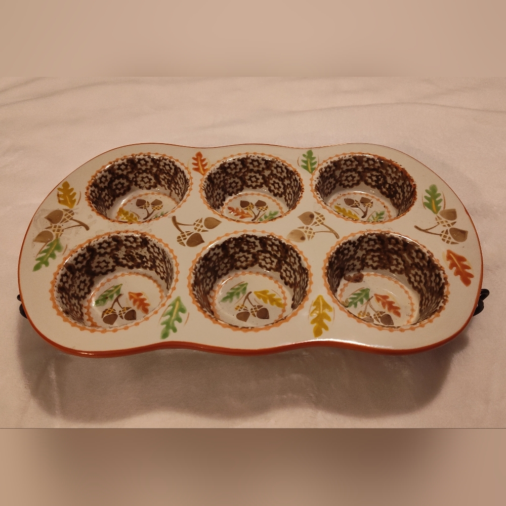 NEW! Vintage Temptations Muffin Bakeware With Wire Rack
